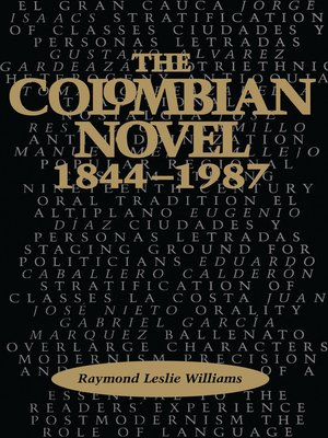 cover image of The Colombian Novel, 1844-1987